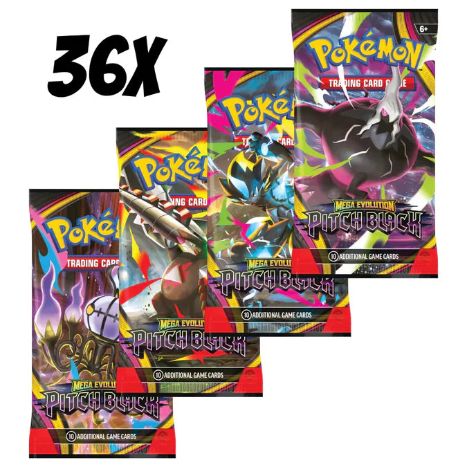 Pokemon Pitch Black - Booster Display (ENG)